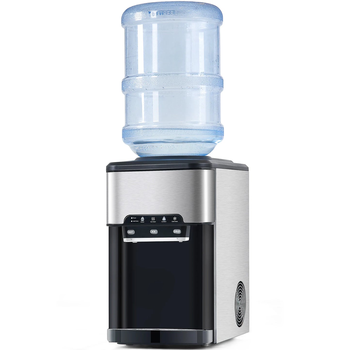 3 in 1 Water Dispenser with Ice Maker Countertop