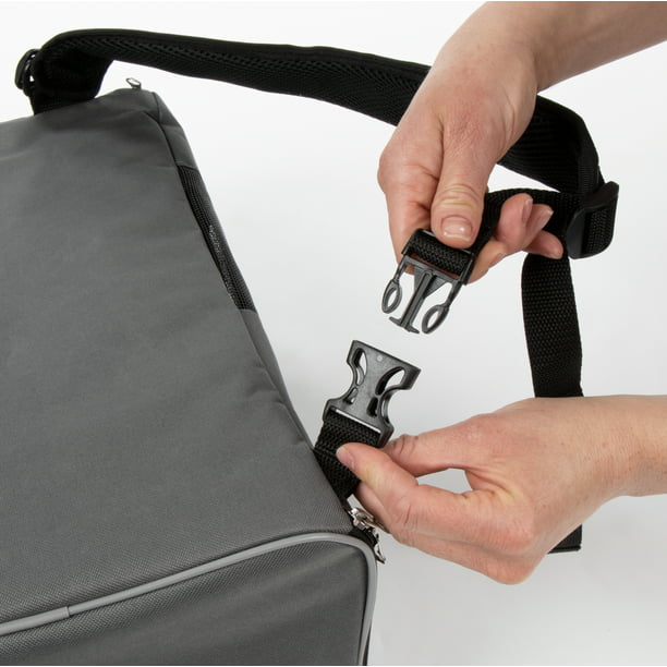 Pet Backpack Travel Carrier in Medium Gray
