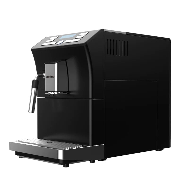 Automatic Espresso Machine with Milk Frother in Black