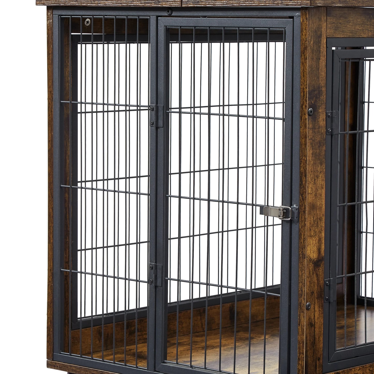 Furniture Crates for Small Dogs in Rustic Brown