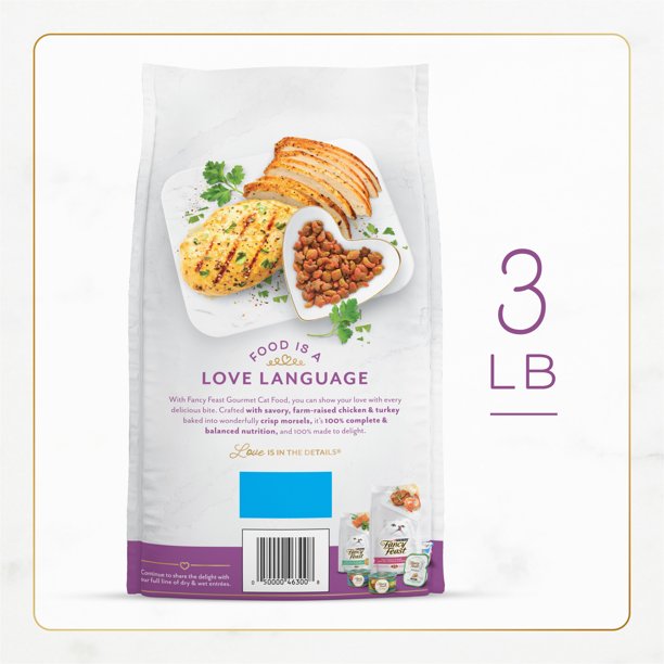 Food with Savory Chicken and Turkey in 3 Pound