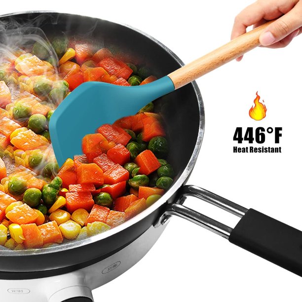 Silicone Cooking Utensils Set Blue