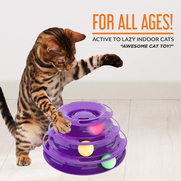 Cat Tower for Indoor Cats Multi Stage Interactive Cat Toy