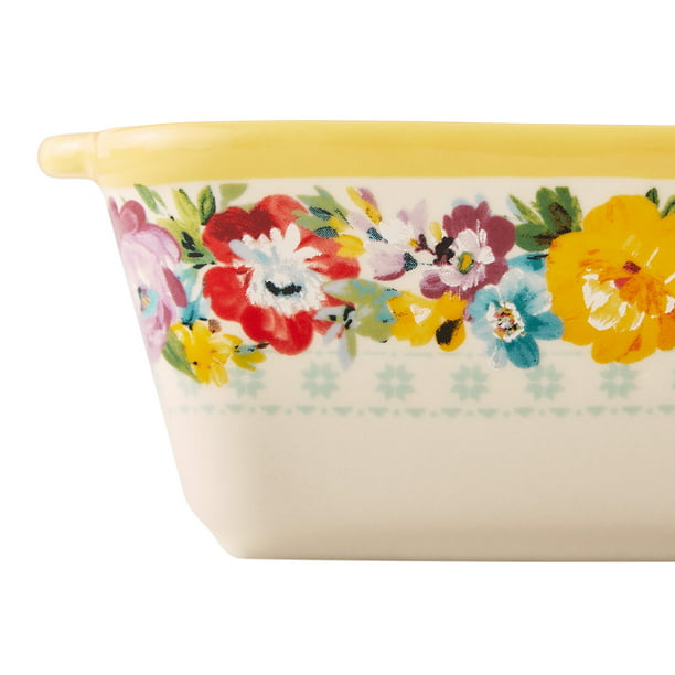 Ceramic Loaf Set 4 Pack in Sweet Romance Blossoms