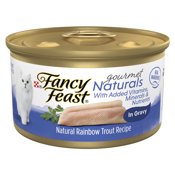 Pet Food in Rainbow Trout 3 oz Cans 12 Packs