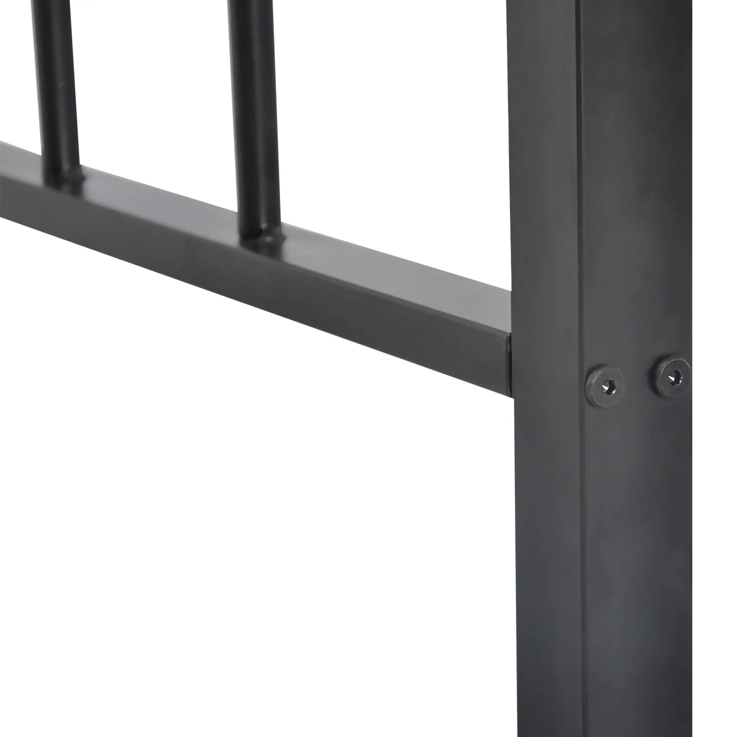 Metal Platform Bed frame with Headboard Twin