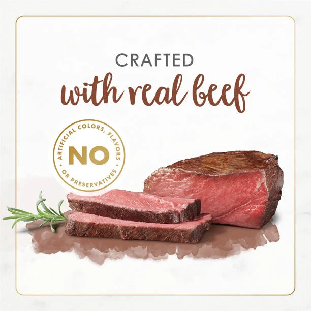 Pet Food in Tender Beef 3 oz Cans 12 Packs