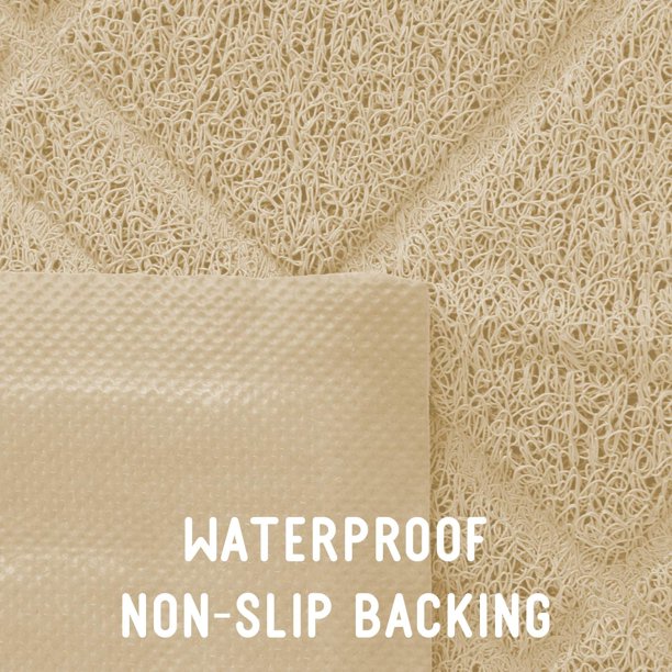 Pet Litter Mat Beige in Medium