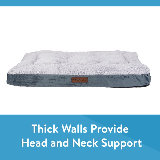 Pet Bed Pillow Gray in Large