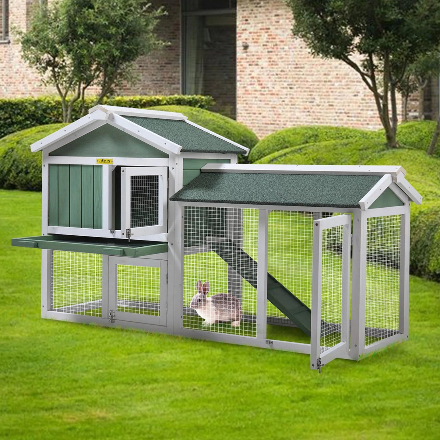 Pet Cage 58 Inches in Green