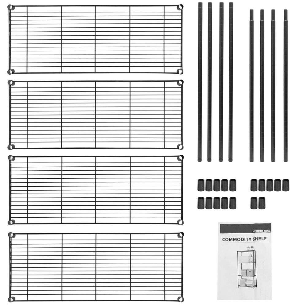 Steel Wire Rack Organizer 4 Tier