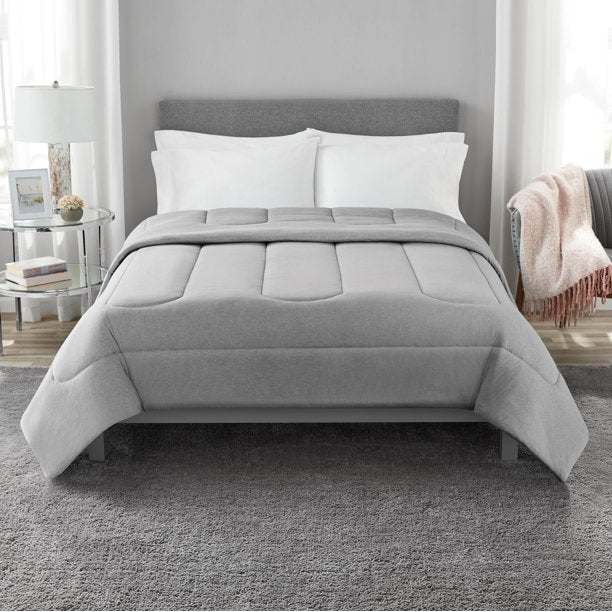 Jersey Knit Comforter Full or Queen in Gray