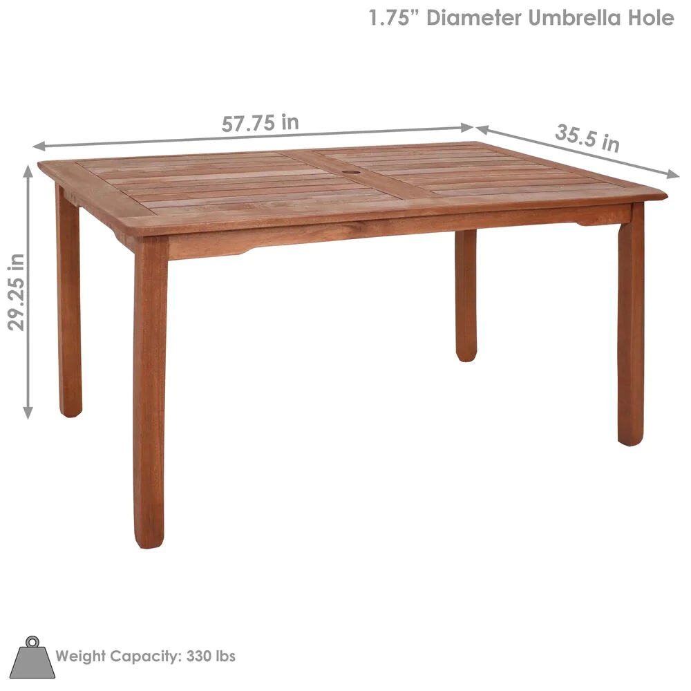 Patio Dining Table Rectangular 5ft - Vogue Homes