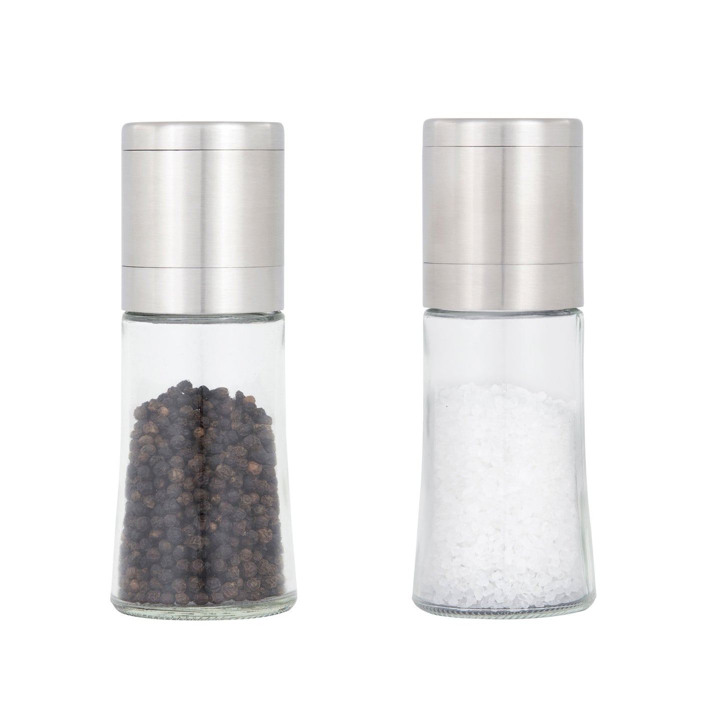 Pre Filled Salt and Pepper Grinder Set