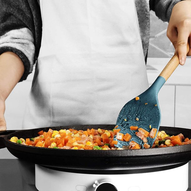 Silicone Cooking Utensils Set Blue
