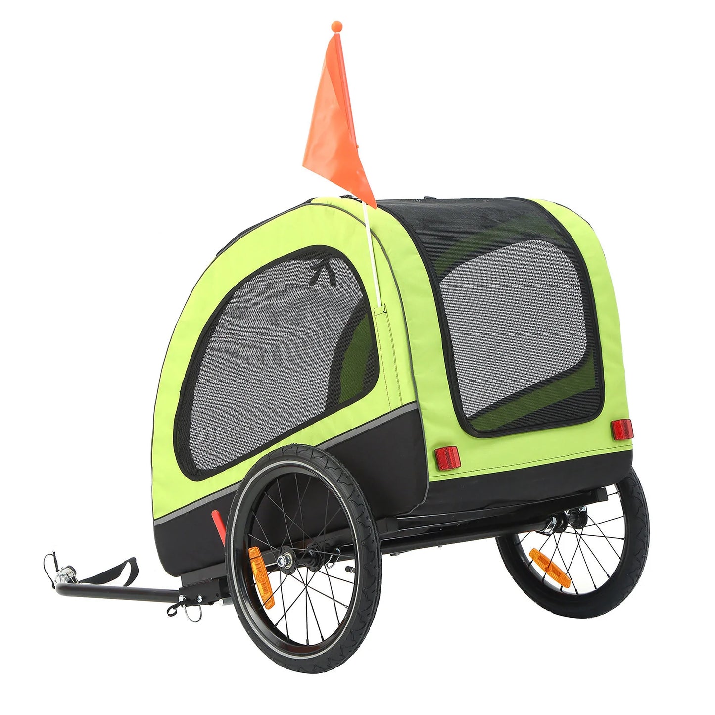 Bicycle Trailer for Small and Medium Pets in Green