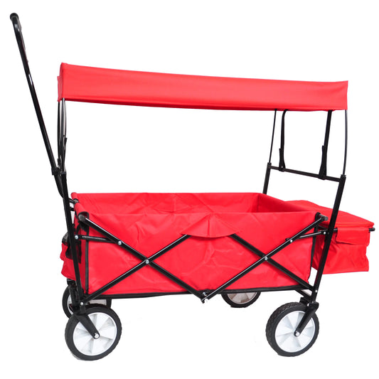 Wagon Cart for Garden in Red