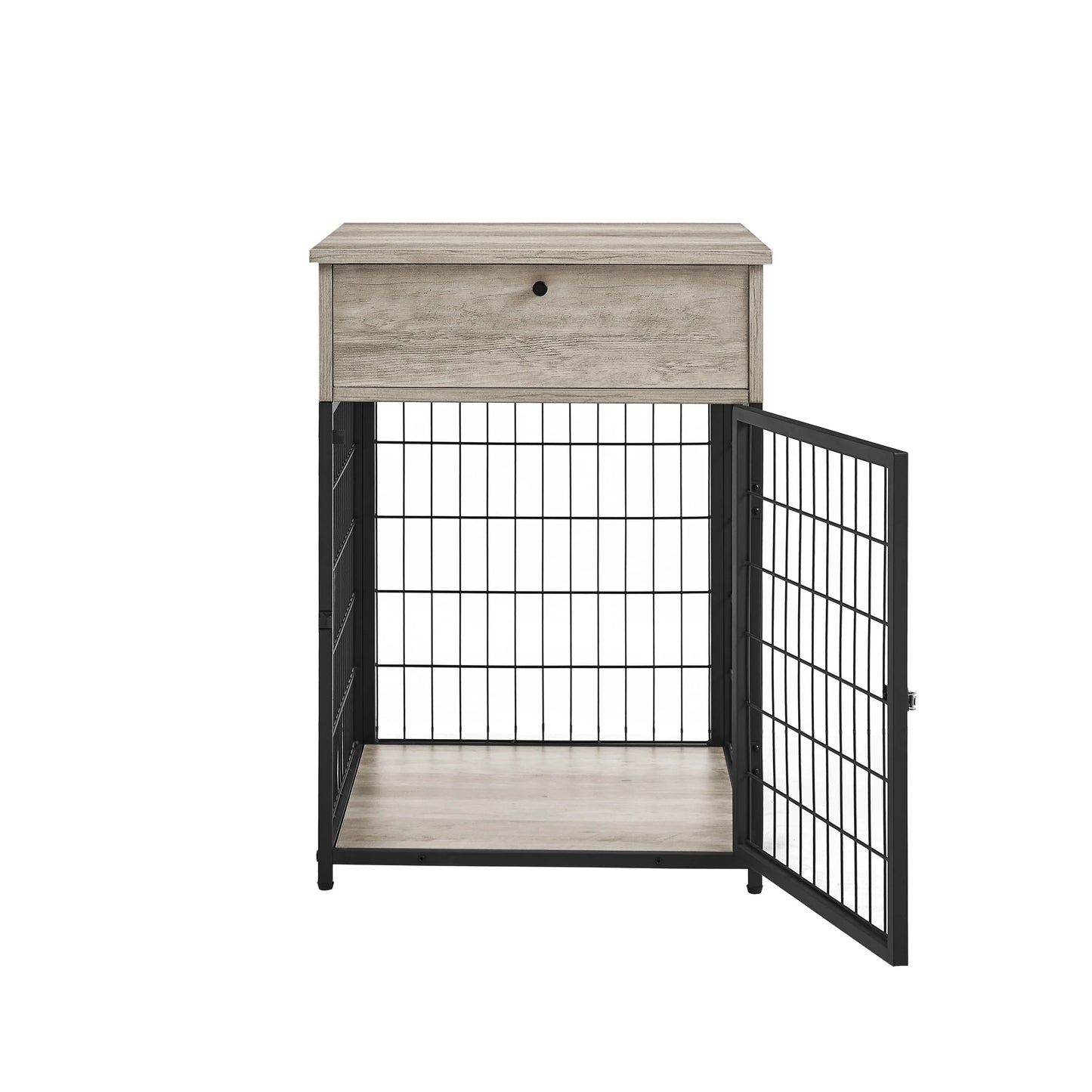Wooden Crates for Small Dogs in Gray