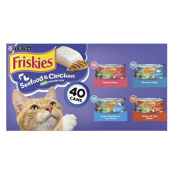 Friskies Pate Wet Pet Food in 40 Pack