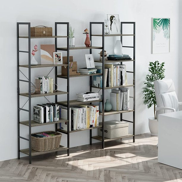 Triple Wide Storage Shelf Display Organizer