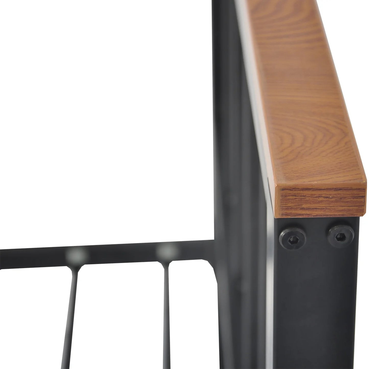 Metal Platform Bed frame with Headboard Twin