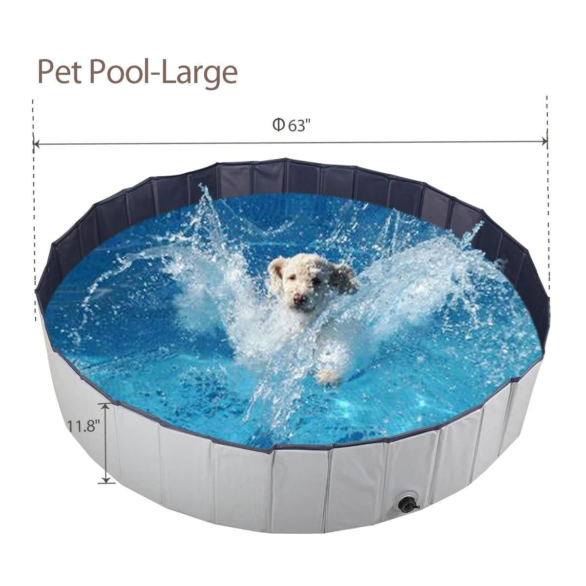 Pet Bath Pool in Blue