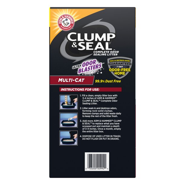 Clumping Cat Litter Odor Blaster 38 Pounds