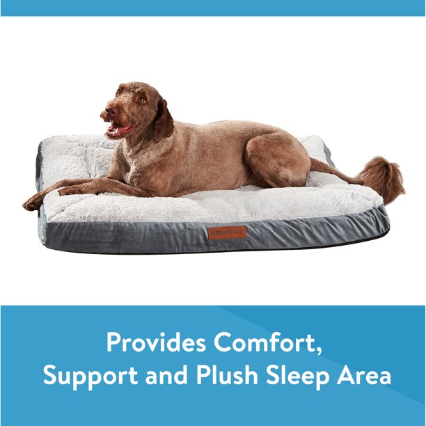 Pet Bed Pillow Gray in Large