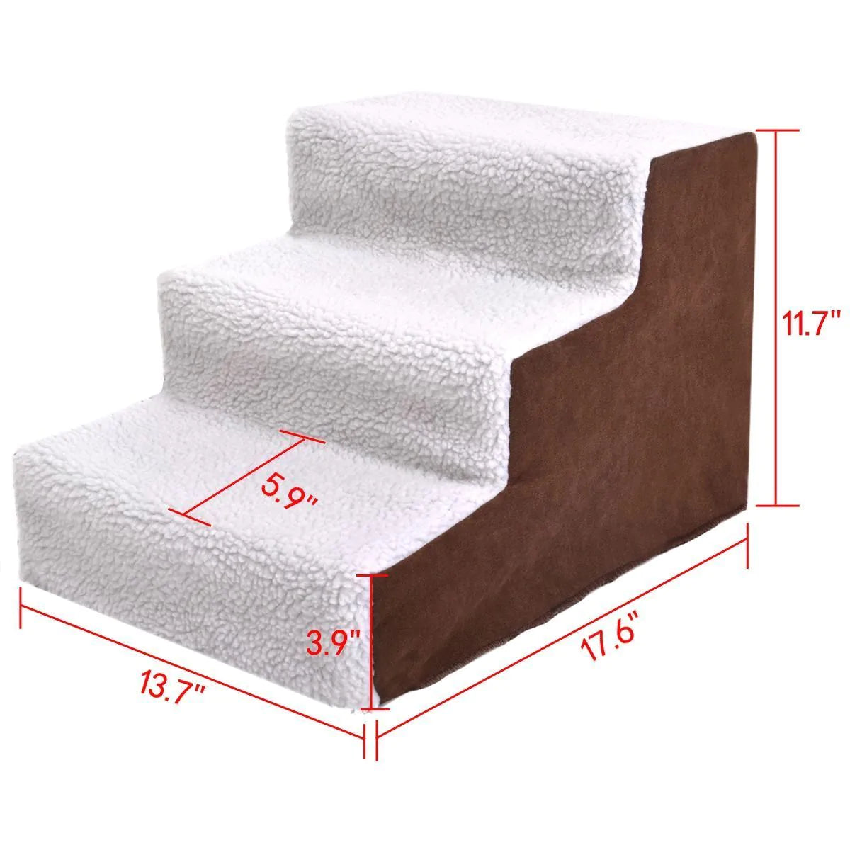 Dog Ladder for Tall Couch in Beige