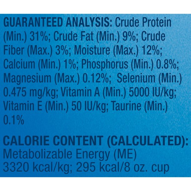 Pet Food with Tuna and Egg Flavors in 15.5 Pounds