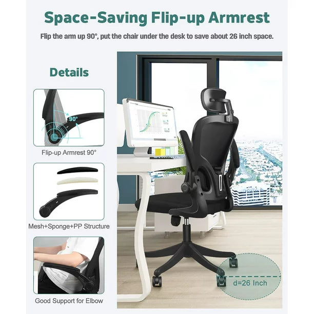 Ergonomic Mesh Office Chair Black