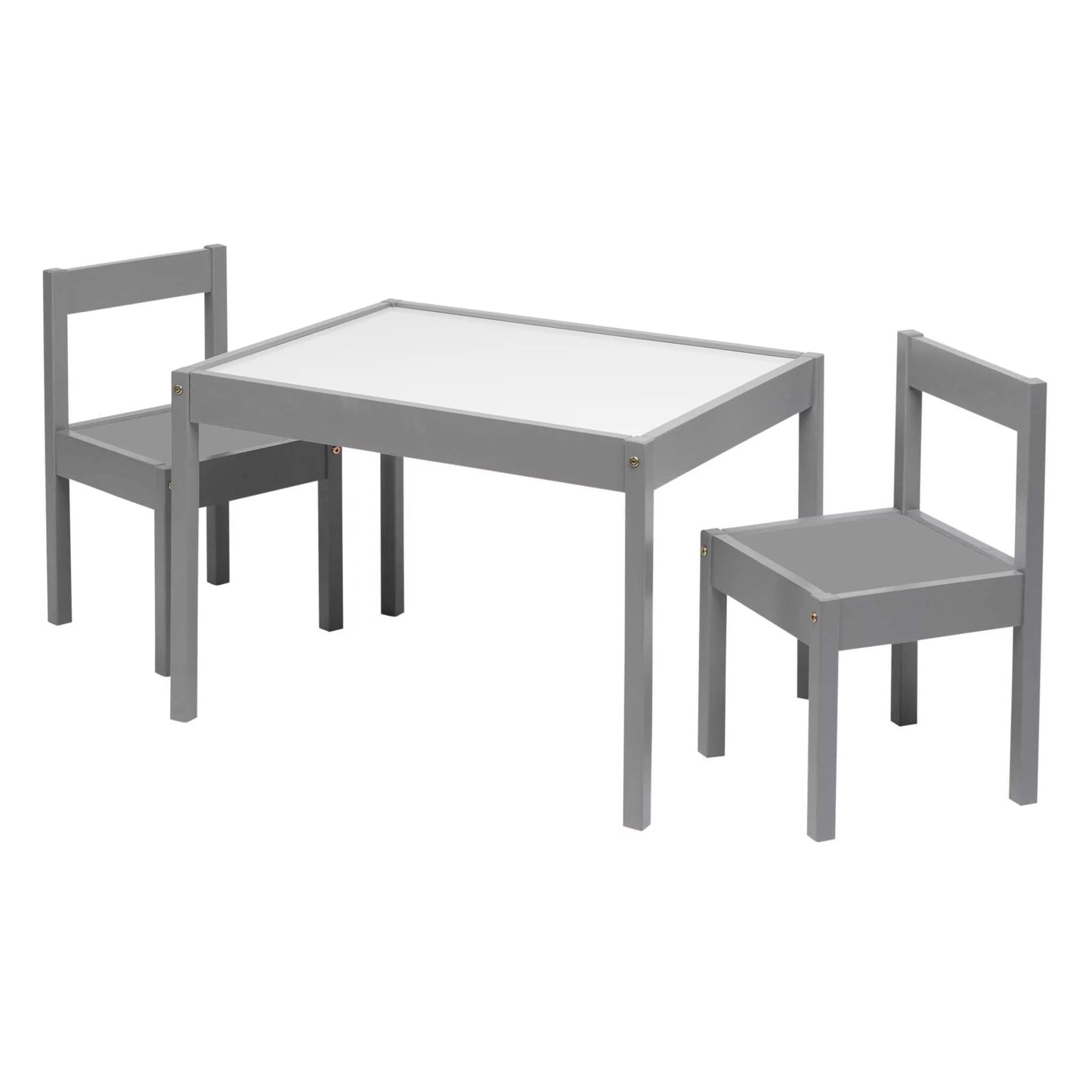Table Play Set in Gray with 3 Pieces