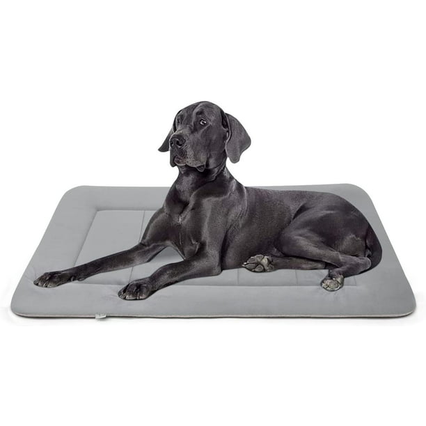 Pet Crate Pad Mat Large Light Grey