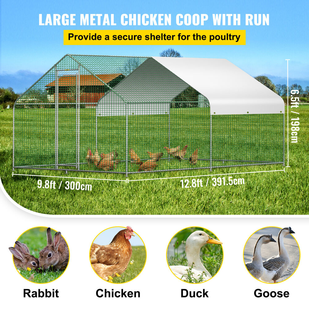 Chicken Coop Spire Walk-in Cage 12.8x9.8x6.5 ft - Pets R Family