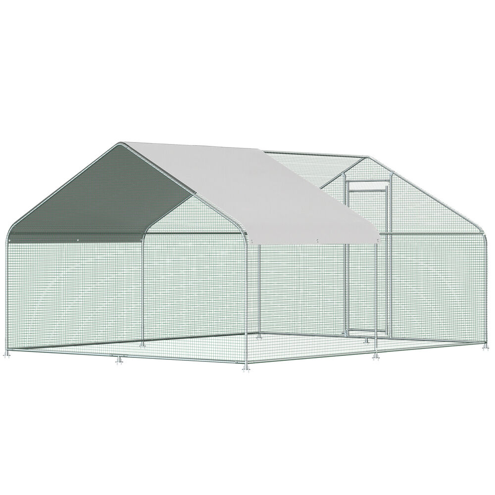 Chicken Coop Spire Walk-in Cage 12.8x9.8x6.5 ft - Pets R Family