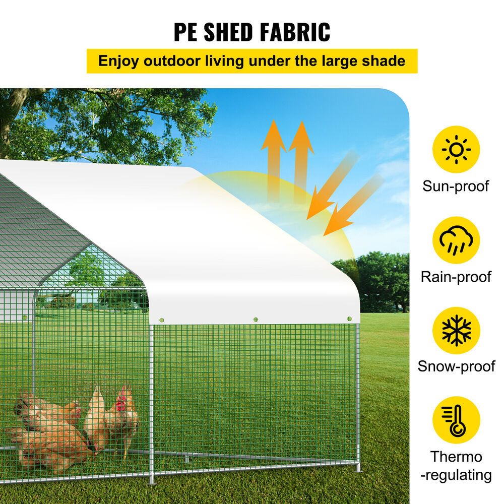 Chicken Coop Spire Walk-in Cage 12.8x9.8x6.5 ft - Pets R Family