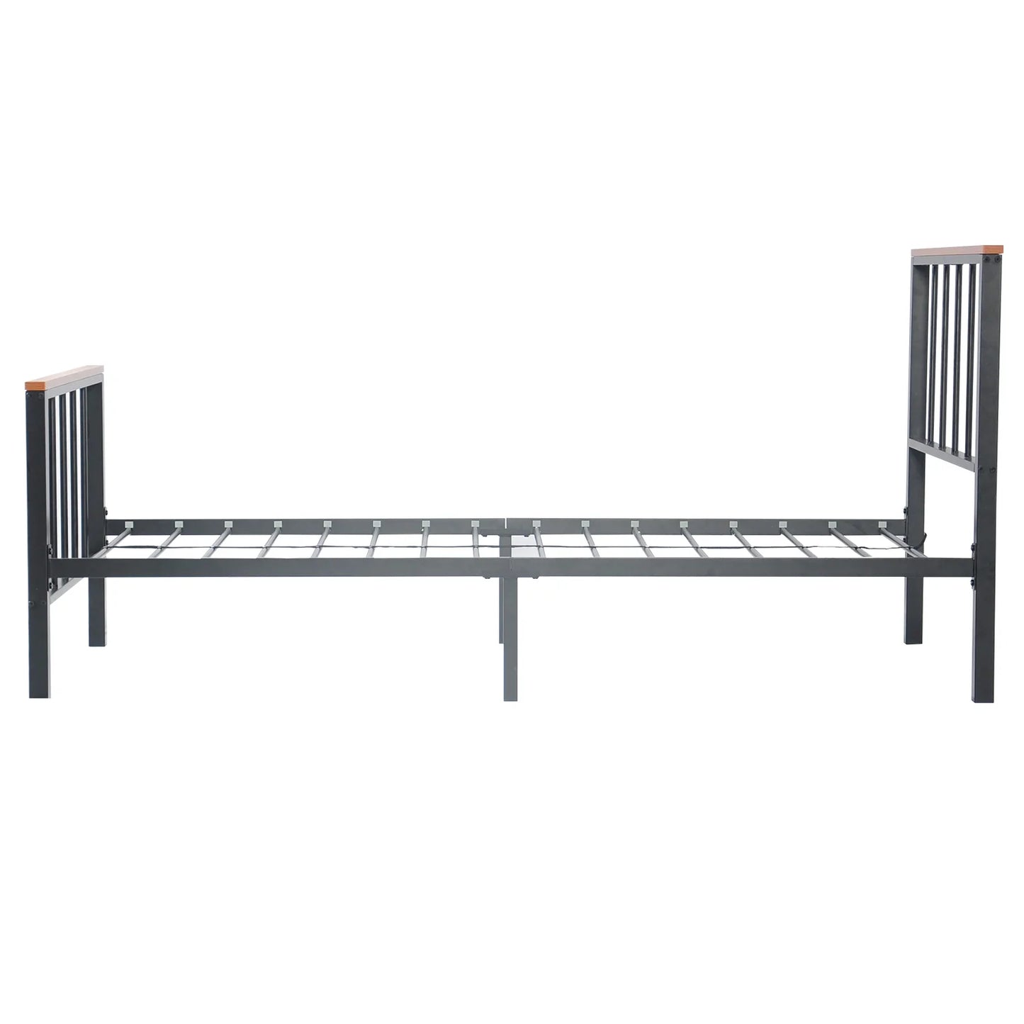 Metal Platform Bed frame with Headboard Twin