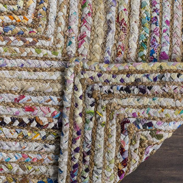 Area Rug Cape Cod Miah Braided in Beige And Multi 3ft x 5ft