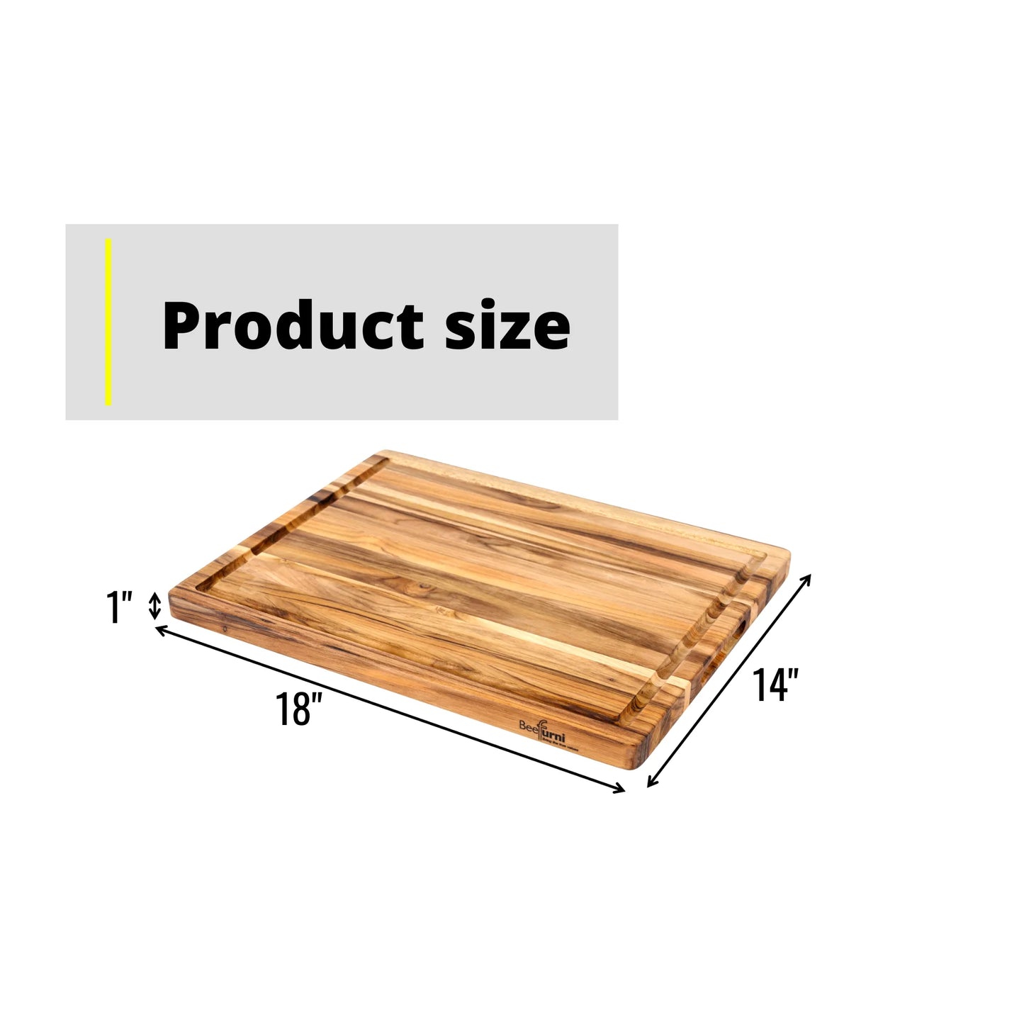 Cutting Board with Juice Groove in 18 inches Pack of 5