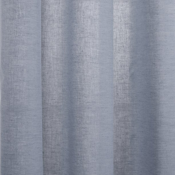 Cotton Window Curtain Dark Blue 48 x 84 Inches