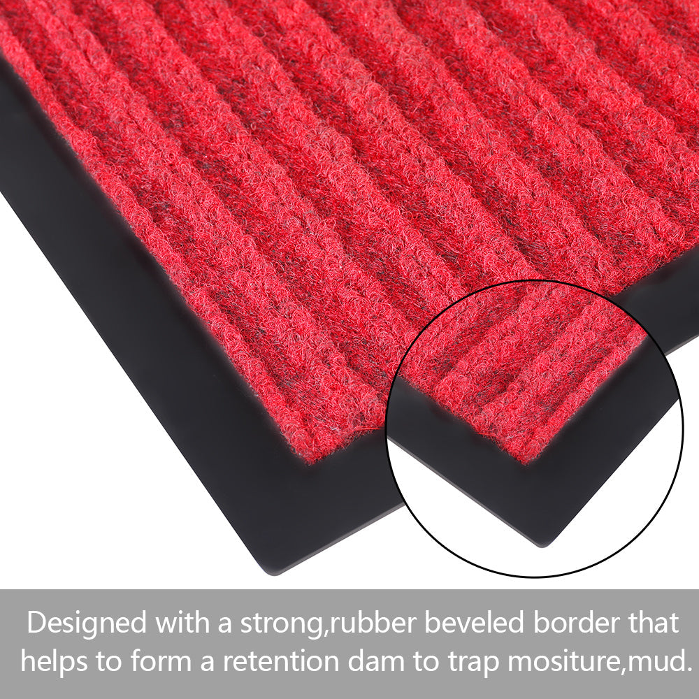 Front Doormat Entrance Red 31x47 Inches