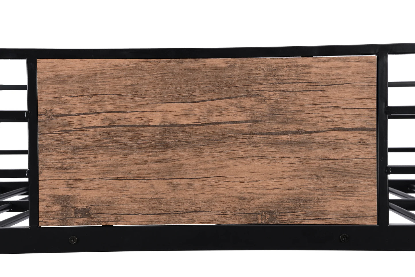 Bed in Twin Over Full Futon Bunk Black