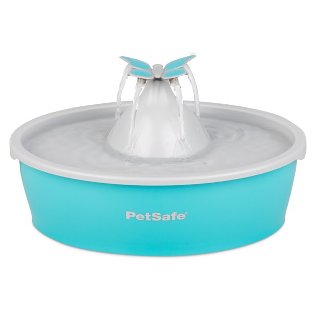 Automatic Pet Fountain in Blue White