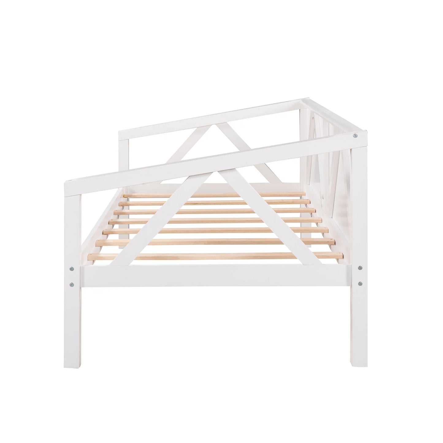 Daybed Wood Slat Support in Twin White