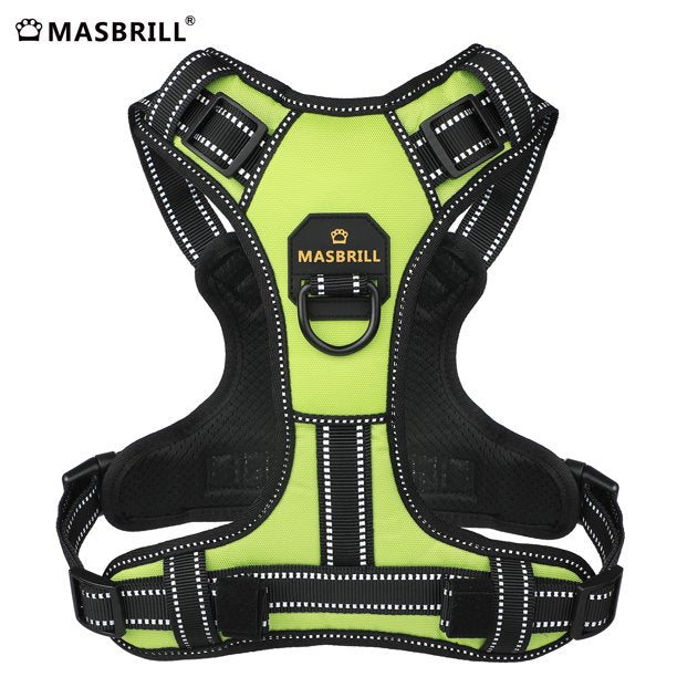 Reflective Pet Harness Small in Green