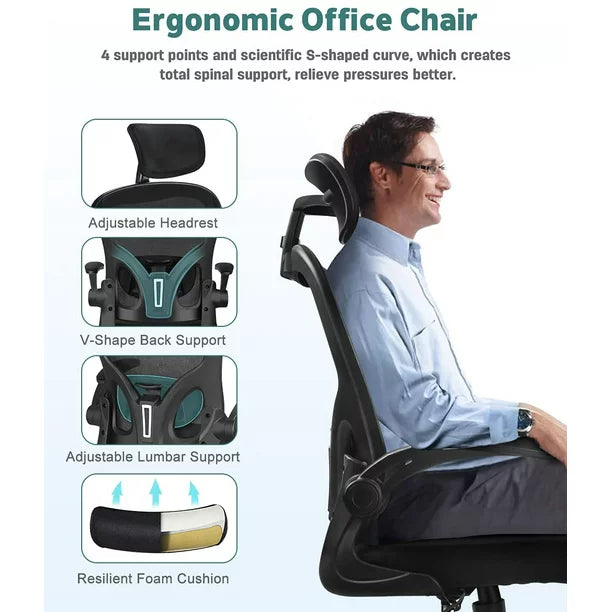 Ergonomic Mesh Office Chair Black