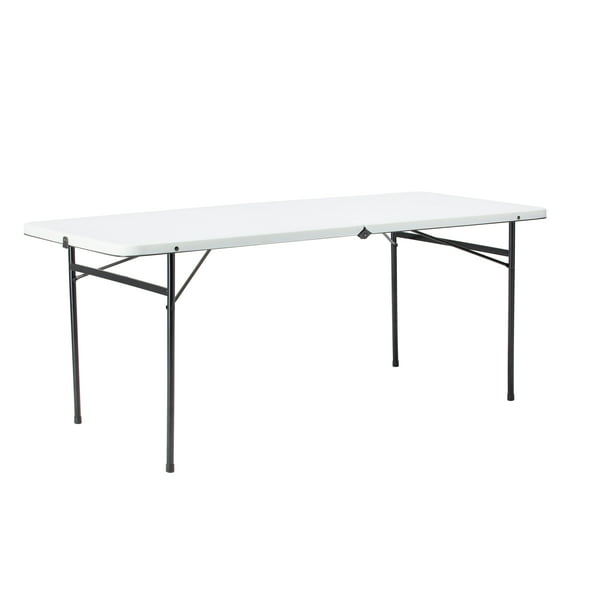 Folding Table 6 Foot White