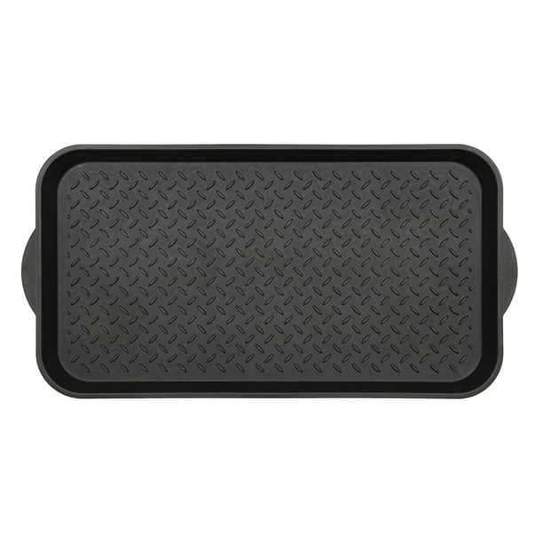 Mainstays Diamond Boot Tray Black 15x29 Inches