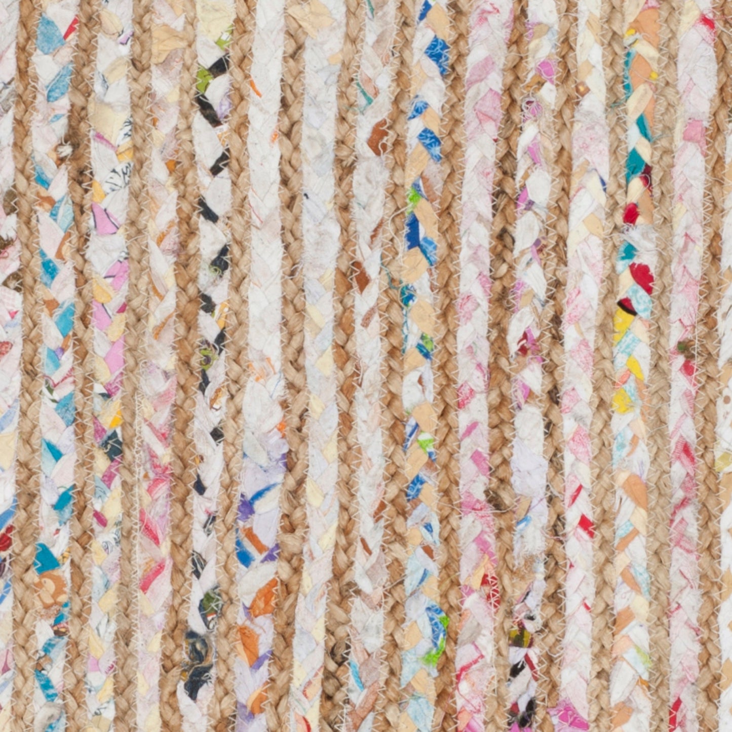Area Rug Cape Cod Miah Braided in Beige And Multi 3ft x 5ft