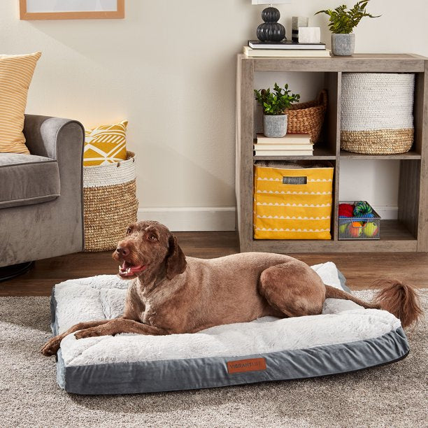 Pet Bed Pillow Gray in Large